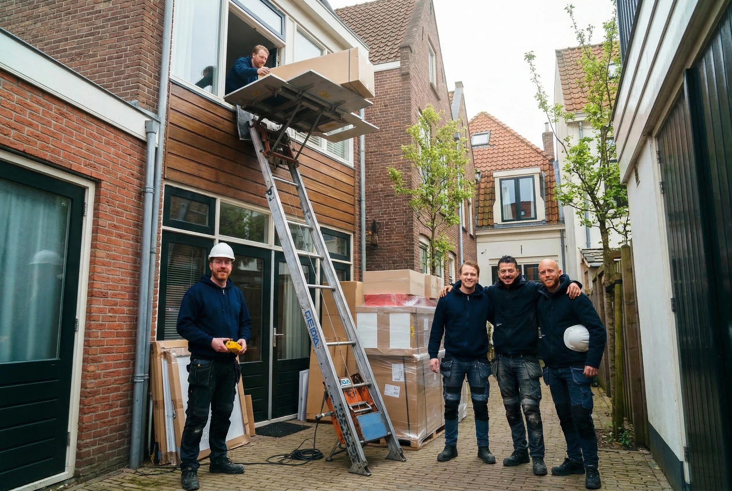 Gedalift voor compacte verhuizing Den Bosch