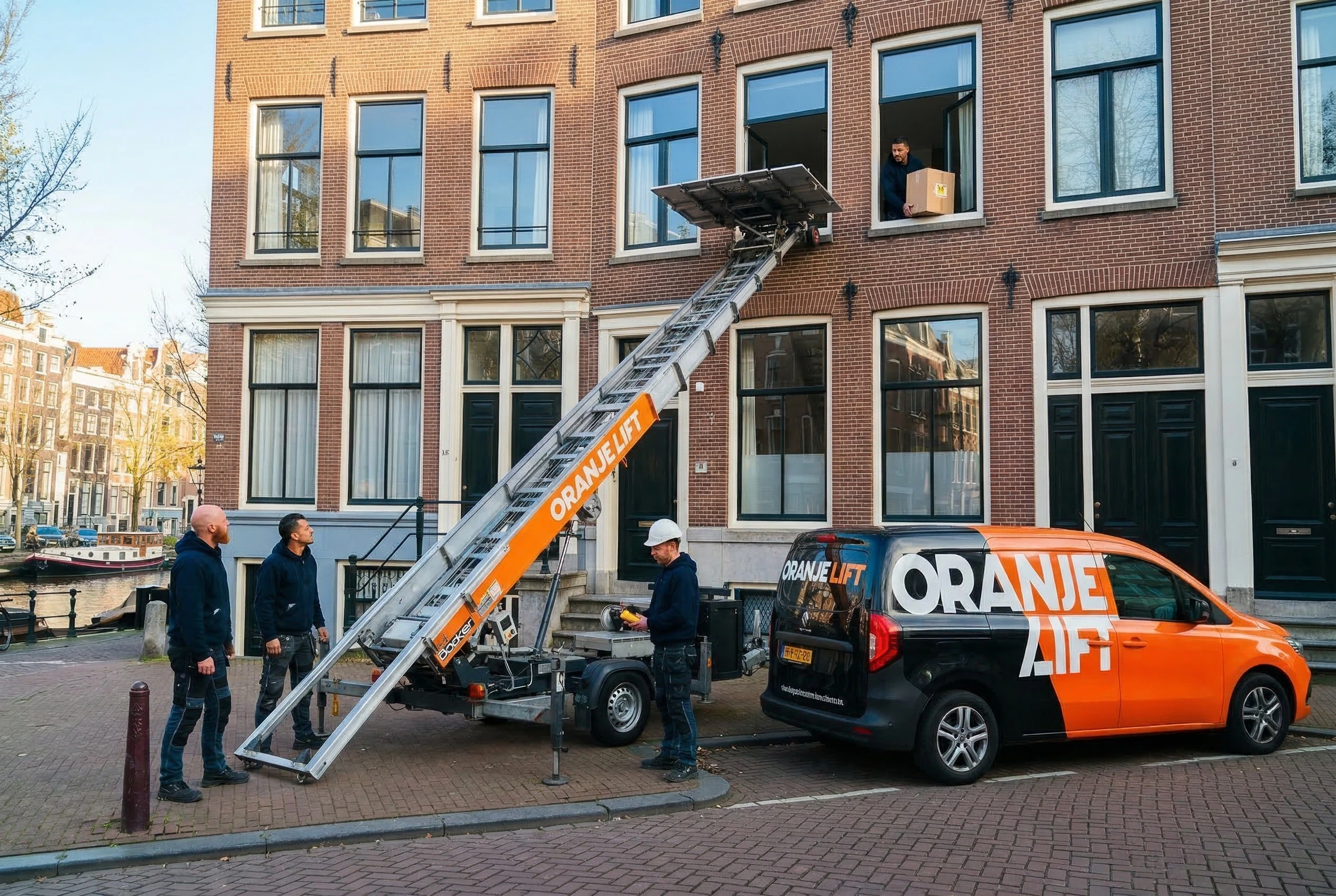 Professionele verhuislift bij appartement Den Bosch